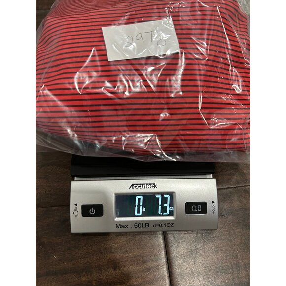 Vintage Mens Store Red Black Striped Kimono Robe With Belt One Size Made In USA - Picture 10 of 10